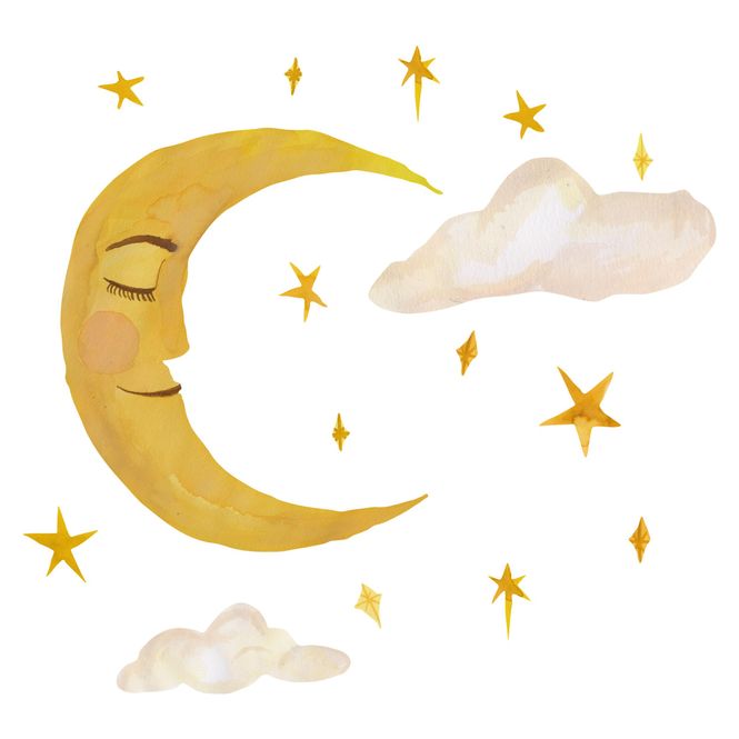 Hovedbilde Wallsticker |  Måne himmel | Thats mine