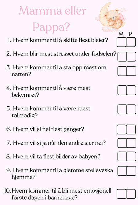 Hovedbilde Babyshower jente
